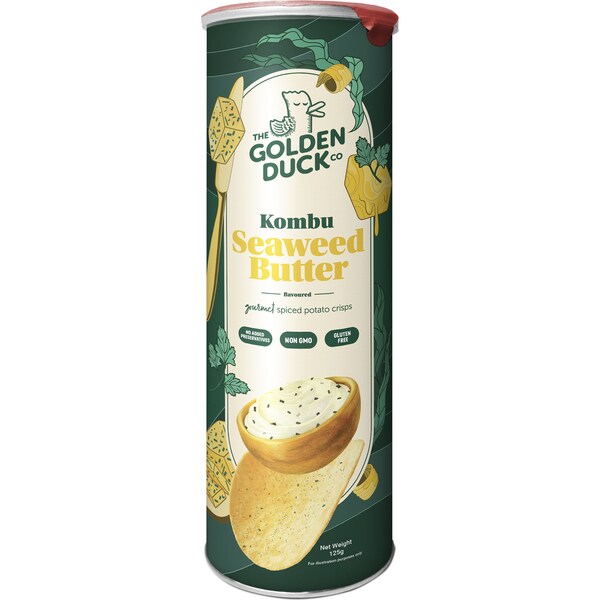 Golden Duck Kombu Seaweed Butter Chips 125g