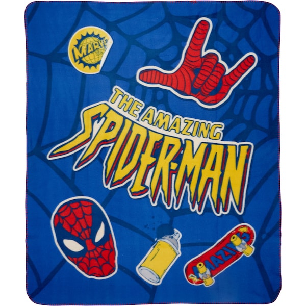 Spiderman Kids Throw Blanket Polar Fleece each