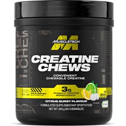 Muscle Tech Creatine Chews Citrus Burst 90 pack – Woolworths