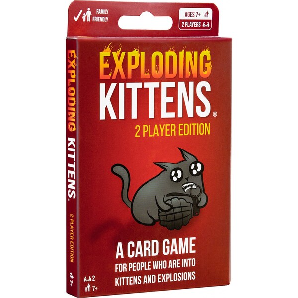 Exploding Kittens Card Game 2 Player Edition each