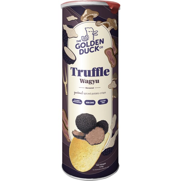 Golden Duck Truffle Wagyu Chips 125g