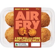 Air Fry BBQ Pulled Pork Mac & Cheese Balls