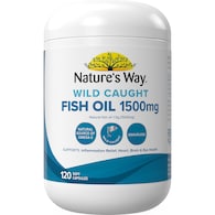 Nature's Way Wild Caught Fish Oil 1500mg Soft Capsules