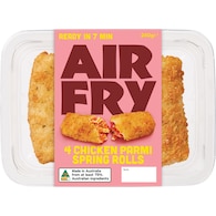 Air Fry Chicken Parmi Spring Rolls