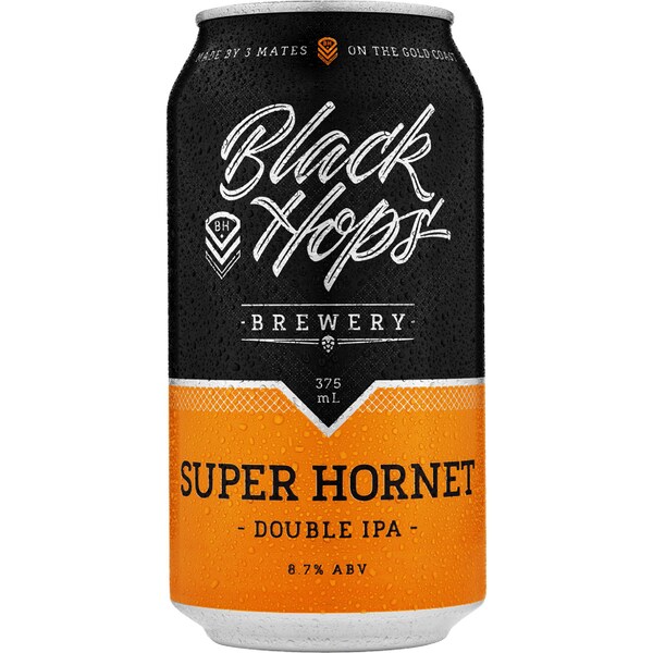 Black Hops Brewery Super Hornet Double Ipa Can 375ml