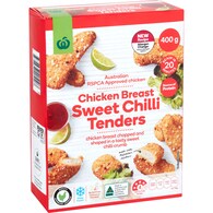 Woolworths Chicken Breast Tenders Sweet Chilli