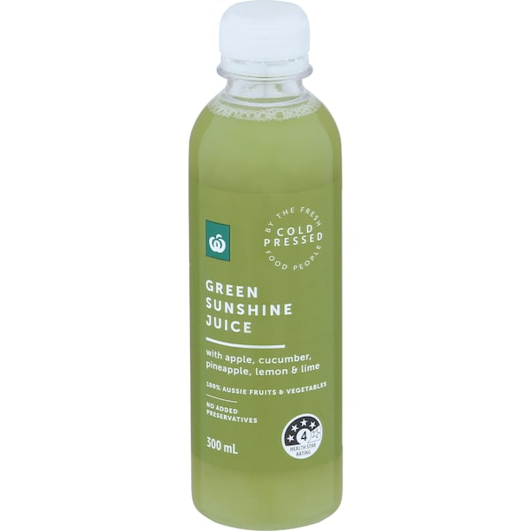 Woolworths Green Sunshine Juice 300mL