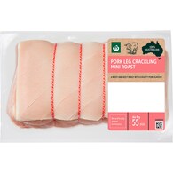 Woolworths Pork Leg Mini Roast