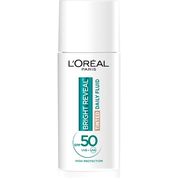 L'Oreal Paris Bright Reveal Tinted Daily Fluid SPF 50 Light 50mL