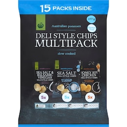 Woolworths Woolworths Deli Style Chips 15 pack