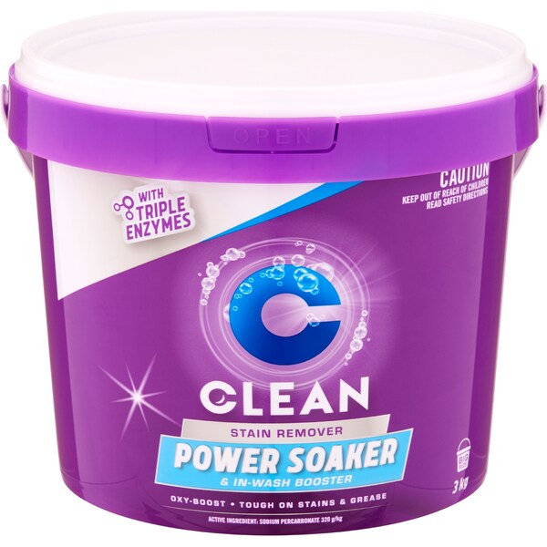 Clean Triple Enzyme Stain Remover Power Soaker 3kg