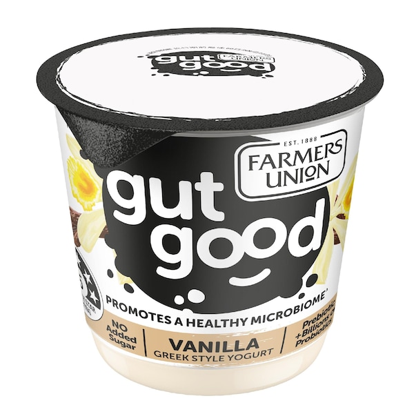 Farmers Union Gut Good Greek Style Yogurt Vanilla 160g
