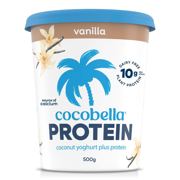 Cocobella Protein Coconut Yoghurt Vanilla 500g