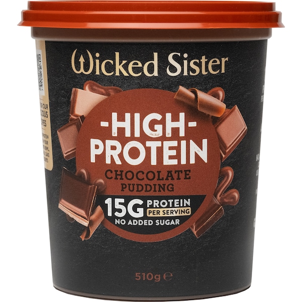 Wicked Sister High Protein Chocolate Pudding 510g