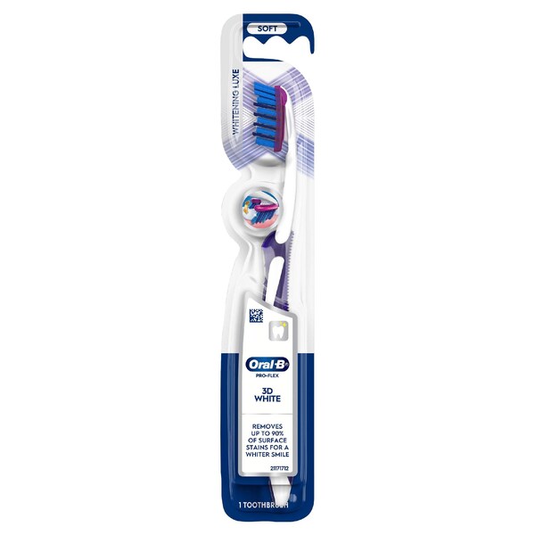Oral-B 3D White Toothbrush Whitening Luxe Soft each