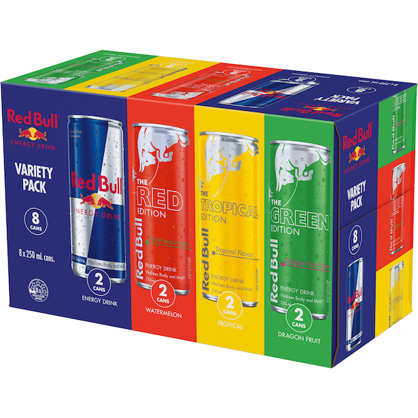 Red Bull Energy Drink Variety 250mL x 8 pack