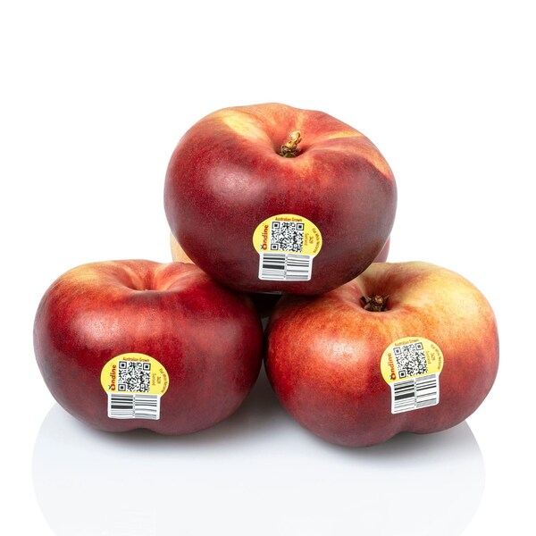 Nectarine White Flat Punnet 500g