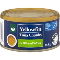 Woolworths Yellowfin Tuna Chunks Olive Oil Blend
