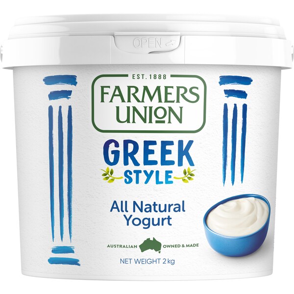 Farmers Union Greek Style All Natural Yogurt 2kg