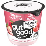 Farmers Union Gut Good Greek Style Yoghurt Strawberry