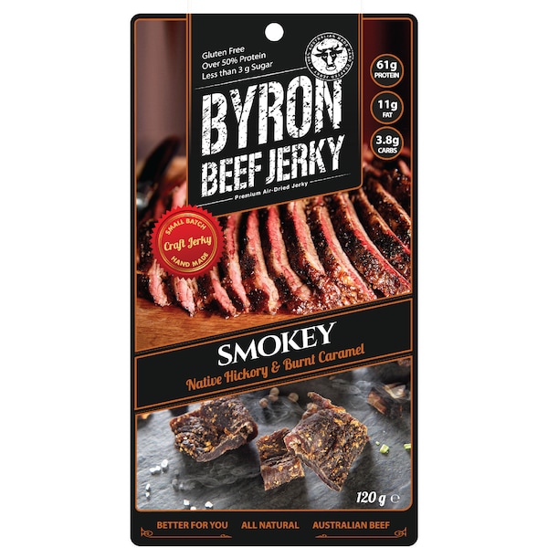 Byron Beef Jerky Smokey 120g