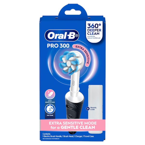 Oral-B Pro 300 Electric Toothbrush Extra Sensitive Set each