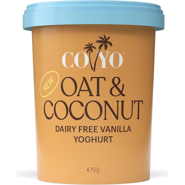 Coyo Dairy Free Oat & Coconut Yoghurt Vanilla 500g