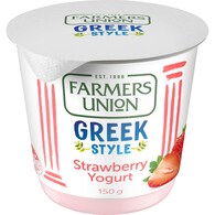 Farmers Union Greek Style Yoghurt Strawberry