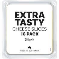 White Label Extra Tasty Cheese Slices 16 Pack