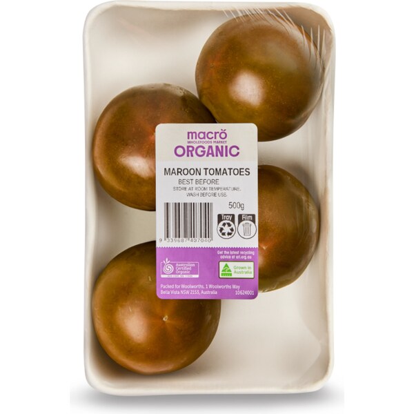 Macro Organic Maroon Tomatoes 500g