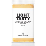 White Label Light Tasty Cheese Block