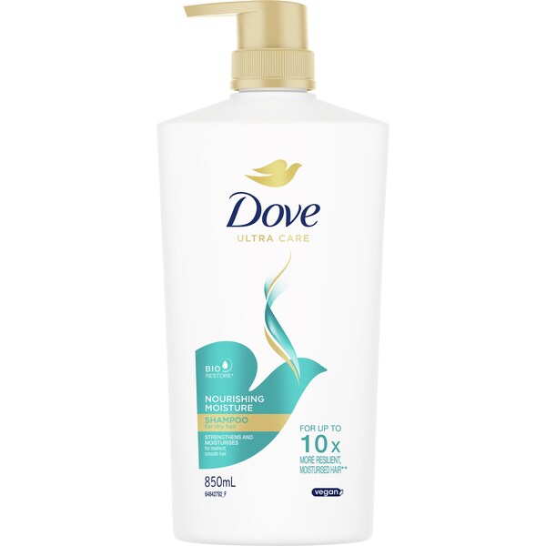 Dove Ultra Care Nourishing Moisture Shampoo For Dry Hair 850mL