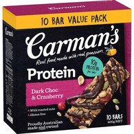 Carman's Protein Choc Cranberry 10 Pack