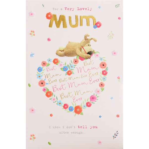 John Sands Mothers Day Greeting Card Boofle Drawing each