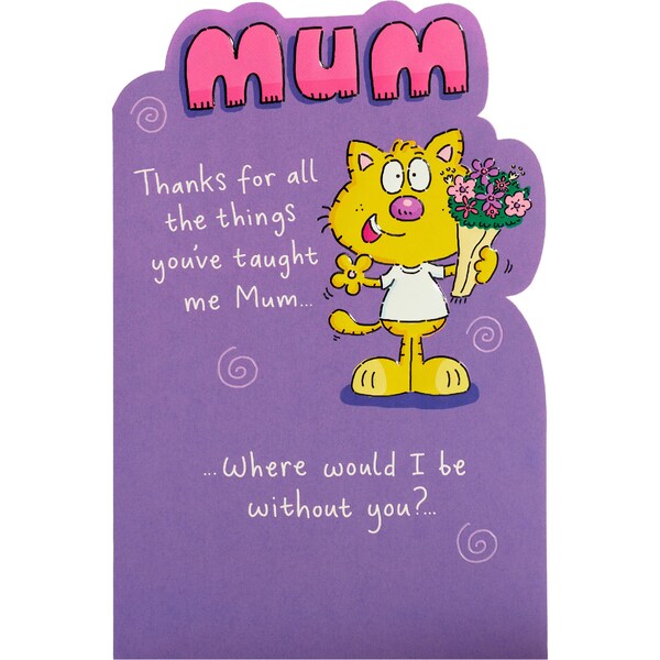 John Sands Mothers Day Greeting Card Cat each