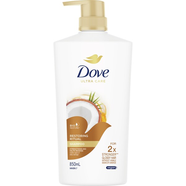 Dove Restoring Ritual Shampoo 850mL