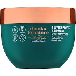 Thanks To Nature Repair & Protect Hair Mask Hemp Seed Oil 225mL – Woolworths