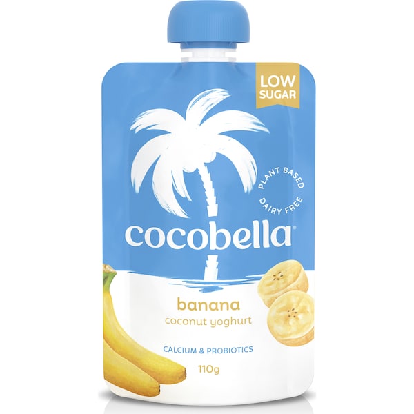 Cocobella Banana Coconut Yoghurt Pouch 110g