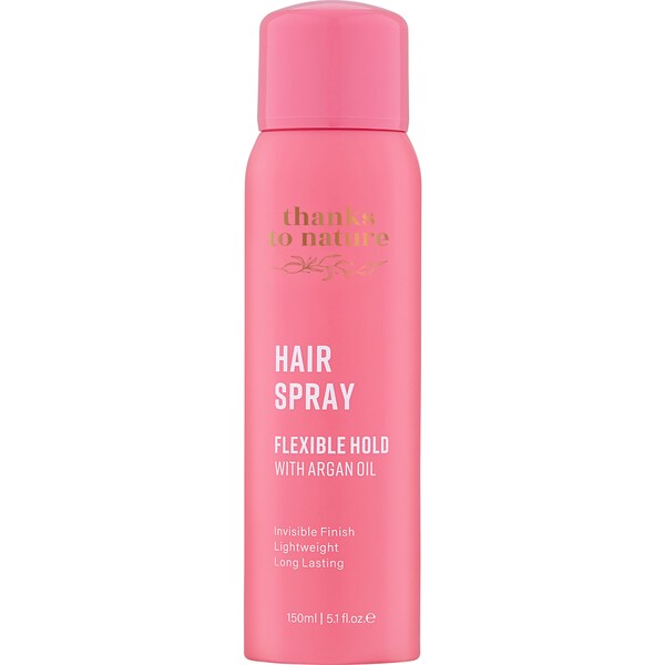 Thanks To Nature Hair Spray Flexible Hold With Argan Oil 150mL