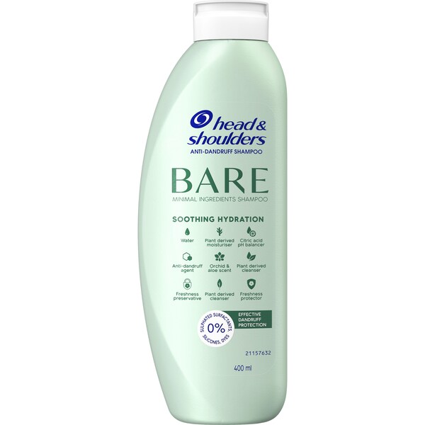 Head & Shoulders BARE Soothing Hydration Shampoo 400mL