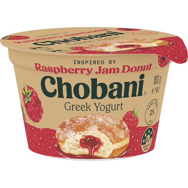 Chobani Greek Yogurt Rasberry Jam Donut 160g