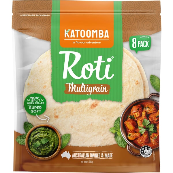 Katoomba Roti Bread Multigrain 8 pack