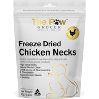 The Paw Grocer Freeze Dried Chicken Necks Dog Treats