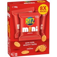 Ritz Mini Crackers Original Flavour Snack Bags