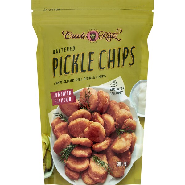 Creole Katz Battered Pickle Chips 300g