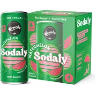 Remedy Sodaly Prebiotic Soda Cans Watermelon