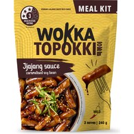 Wokka Topokki Meal Kit Jjajang Sauce Caramelised Soy Bean