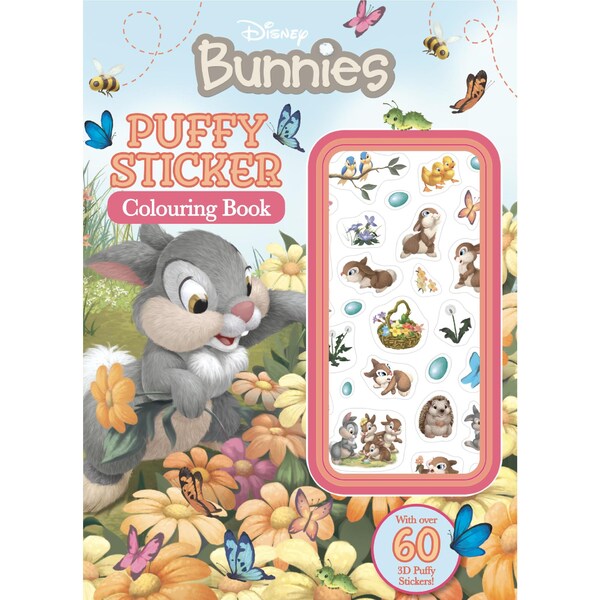 Easter Disney Bunnies Puffy Sticker & Colouring Activity Book each
