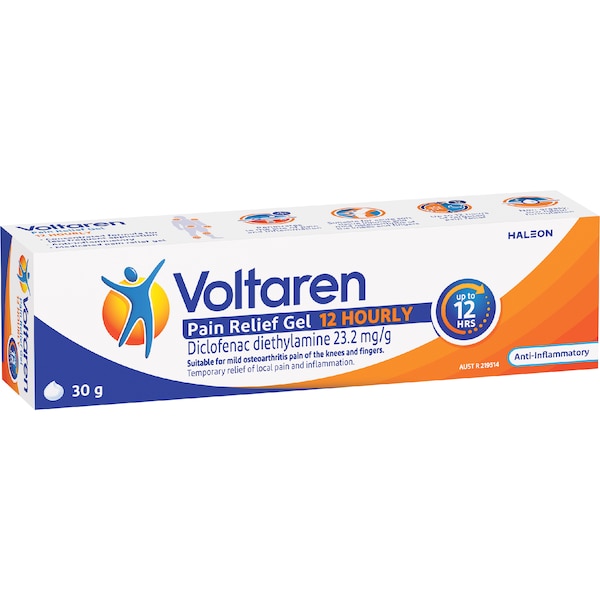 Voltaren Pain Relief Gel 12 Hourly 30g