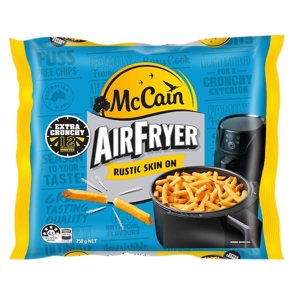 McCain Air Fryer Rustic Skin On 750g